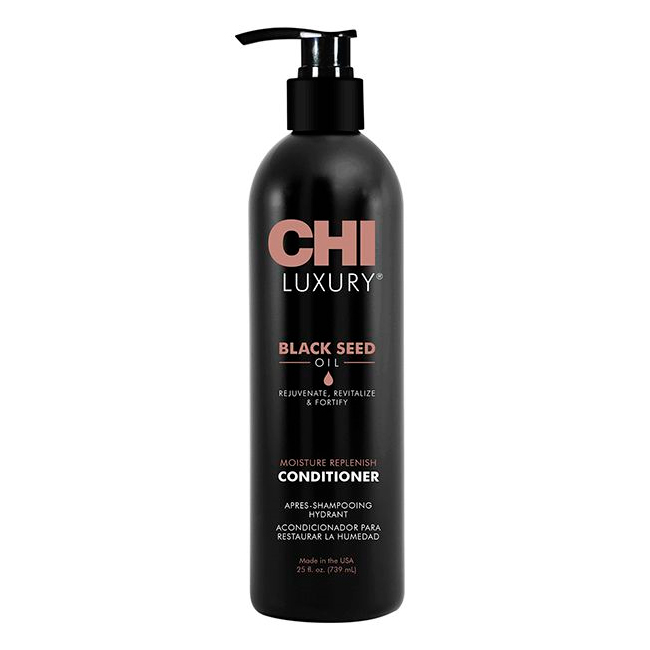 Зволожувальний кондиціонер для волосся CHI Luxury Black Seed Oil Moisture Replenish з олією чорного кмину, 739 мл